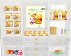 pooh changing table wht