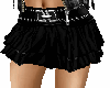 Gothic black mini skirt