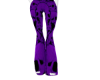purple skull pants