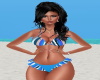 Blue Striped RLL Bikini