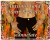 *jf* Autumn Gold Chains