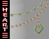 Belly Chain Emerald Gold