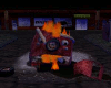 Crashed Burning Van