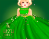 FLOWER GIRL GOWN GREEN