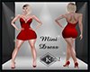K-Mini dress red