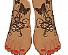 Butterfly Feet Tattoos