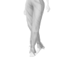 {Ag} White Cargo Pants