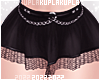 $K Black Mini Skirt