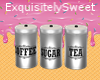 Coffee Sugar Tea Cans