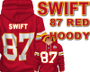 SWIFT RED 87 HOODY