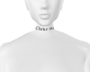 L! Choke Me Neck Tattoo