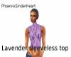 Lavender sleeveless top