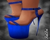 Electric Blue Sandals