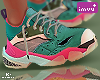 |< PINK Chunky Sneakers