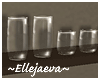 Glasses on a Shelf
