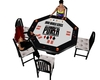Poker Table white black