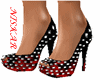 SHOES REDBLACL SILVER