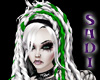White/Green CyberDreads
