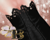 B♛|Black Boots w/ Lace