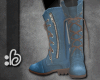 :B Blue vintage boots