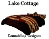 lake cottage blanket
