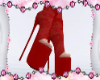 Guipure heels red