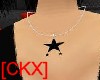 [CKX]Black Star Necklace