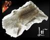 Blk Apt Silver Fur Rug