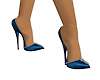 blue&silver heels