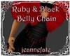 *jf* Ruby & Black Chain