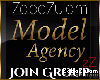 zZ Agency Model Sign