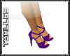 Purple Crisscross Heels