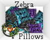 ~QI~ Zebra Pillows