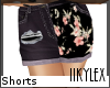 B] Floral Print Shorts *