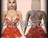 Red Dragon Dress -Sz