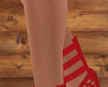 Red Fishnet Boots