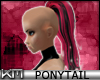 +KM+ Pony Tail Pink/Blk