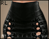 n| RL Leather Skirt Noir