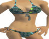 Exotic Teal Heart Bikini