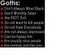 goth rules