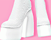 Suki white boots