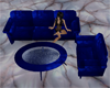 BB Blue Couch Set