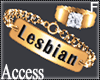 A. Lesbian Gold Bracelet