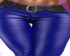 Blue Leather Pants
