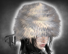 666 l hat fur whte