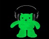 DJ DANCING GREEN TEDDY