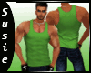 [Q]Lime Muscle Tank Top