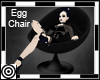 *m Egg Chair Black