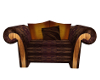 Brown Satin Cozy Chair