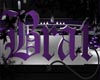 Brat Sign - Purple